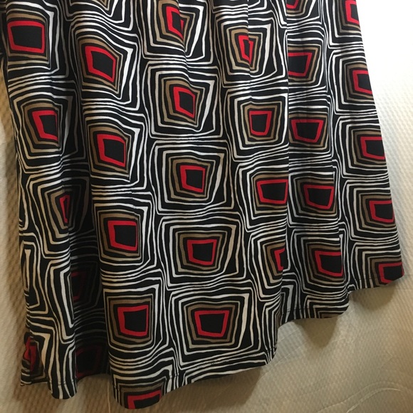 CATO | Women’s Black Blouse with Multi-Color Pattern - Picture 7 of 14